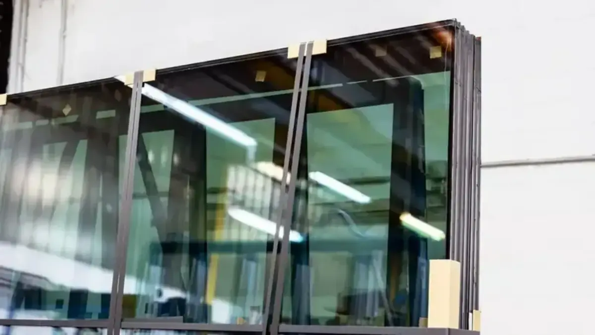 Châssis en aluminium neufs prêts à être posés